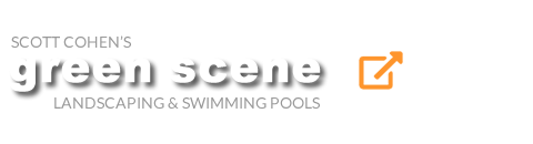 Featuring the designs & builds of Scott Cohen’s Green Scene Landscaping & Swimming Pools. Click for website.